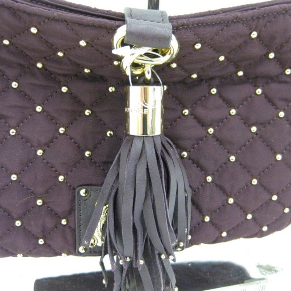 JUICY COUTURE KIKI  WINE & GOLD QUILTED  BAG - Picture 2 of 5